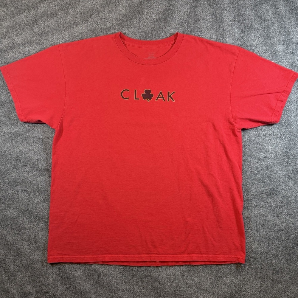 CLOAK Shamrock Graphic Print Logo Cotton Unisex T-Shirt‎ 2XL Markiplier